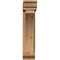 Ekena Millwork Thorton Traditional Rough Sawn Bracket w/ Offset Brace, Western Red Cedar, 6"W x 20"D x 28"H BKT0604X20X28THR01RWR - alternate 2
